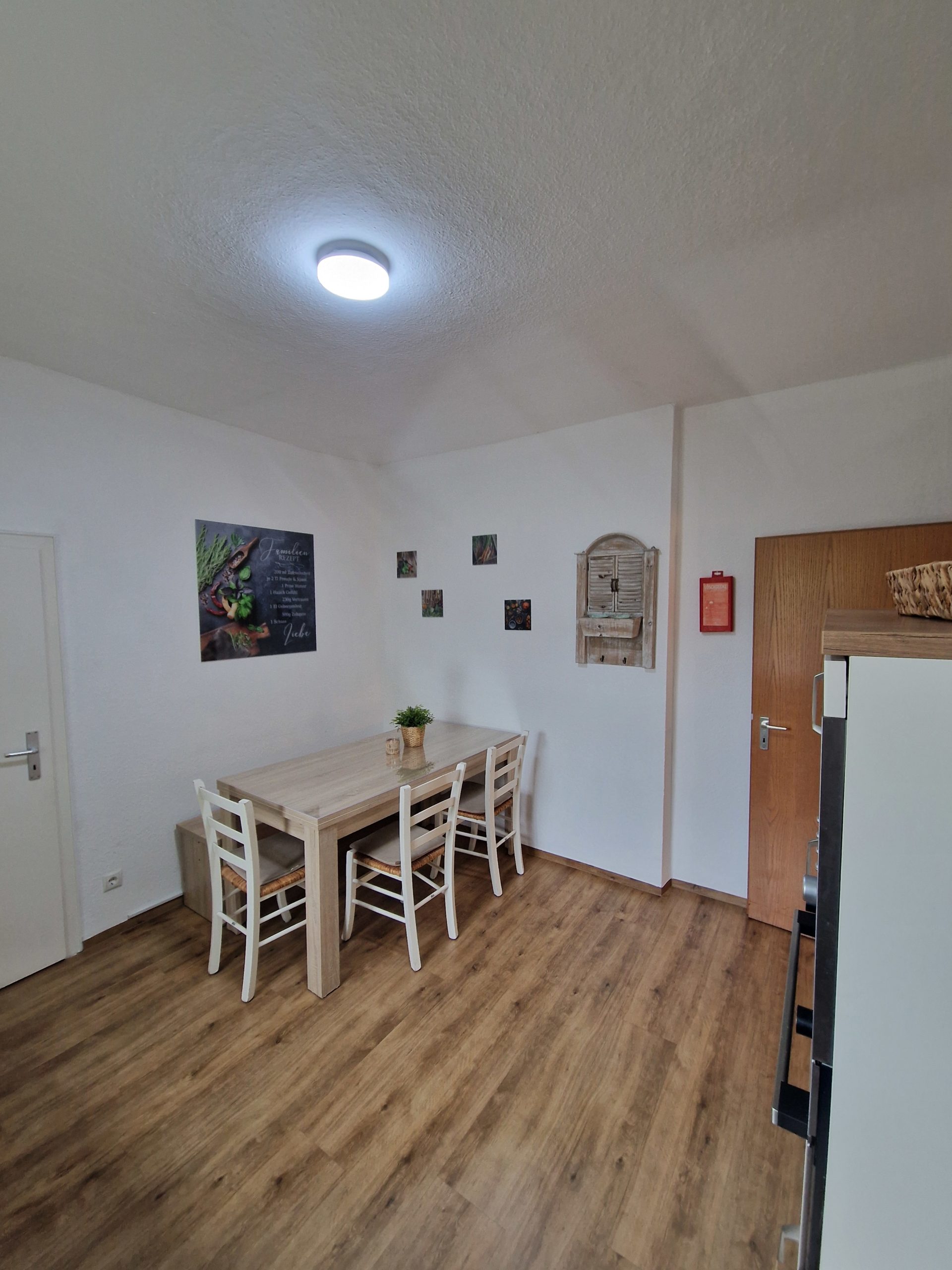 Essbereich FeWo 1 Küche